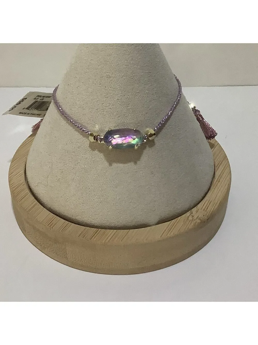 Kendra Scott Gold Lilac Abalone Everlyne Friendship Bracelet New
